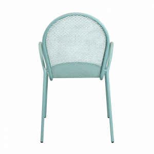 Poltrona da Giardino Impilabile in Acciaio cm 51x61x90 – JOEL