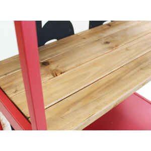 Mobile con portabottiglie in Legno,Metallo cm 80,5x37x152,5 – RODOLPH