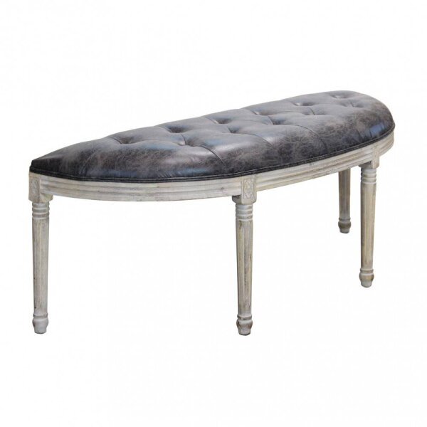 Panca vintage in ecopelle Fondoletto in Legno cm 125x45x48 – LISA