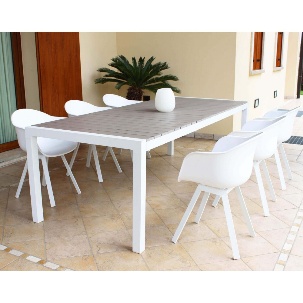 Tavolo da Giardino 162-242×100 – RED