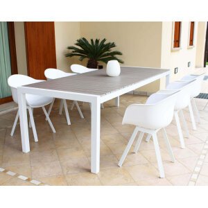 Tavolo da Giardino 162-242×100 – RED