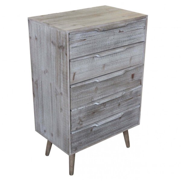 Mobiletto 5 cassetti in Legno cm 60x40x95 – EDWYN
