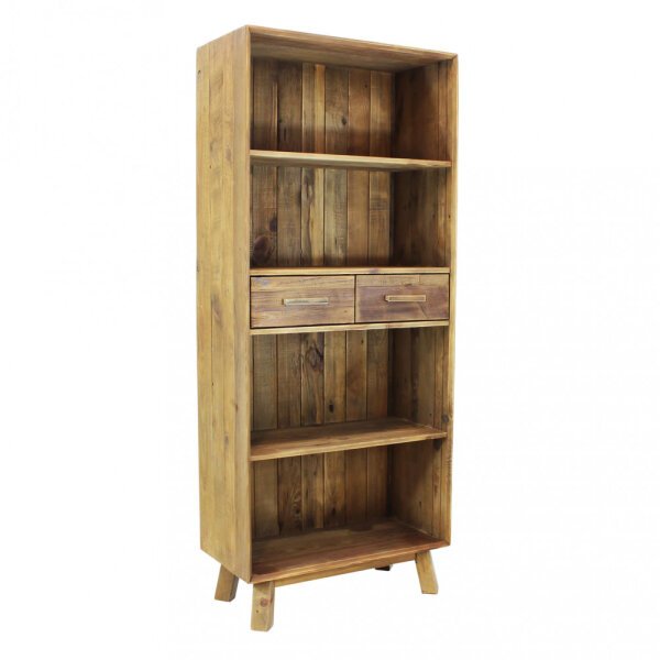 Libreria in Pino riciclato cm 80x40x190 – PINE