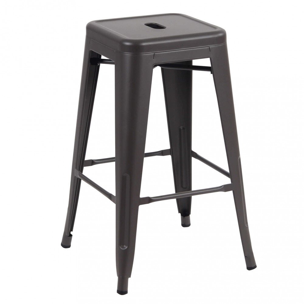 Sgabello alto in Acciaio cm 43x43x76 – DERICK