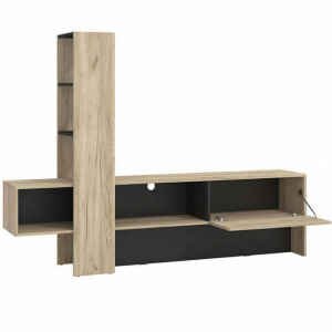 porta tv moderno con un’anta cm 185,5 x 36,5 x 138,5 h – ZENWOOD