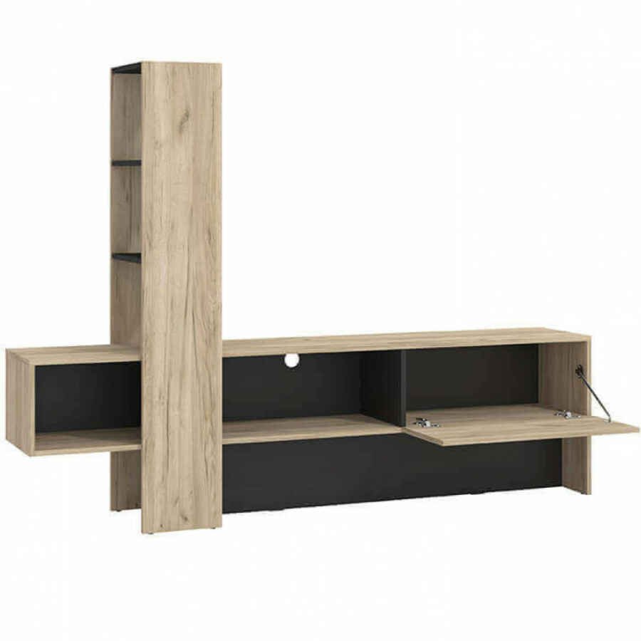 porta tv moderno con un’anta cm 185,5 x 36,5 x 138,5 h – ZENWOOD