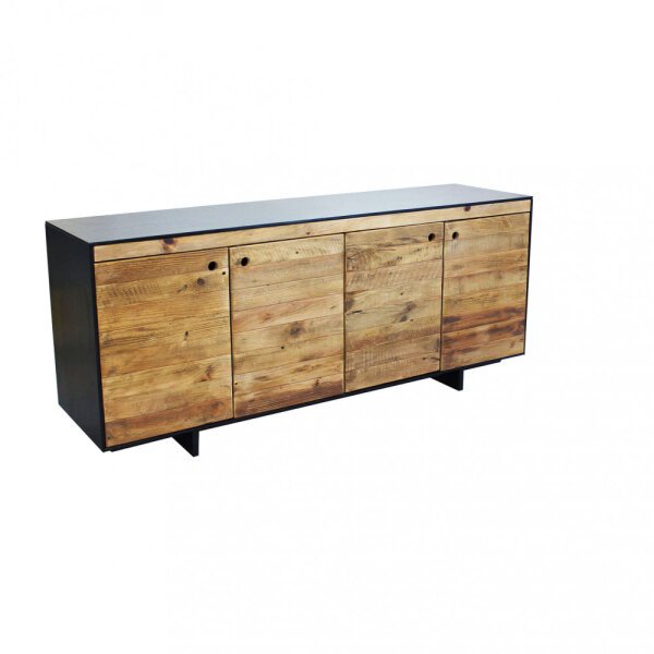 Madia 4 ante in Pino riciclato cm 180x48x76 – IRVINE