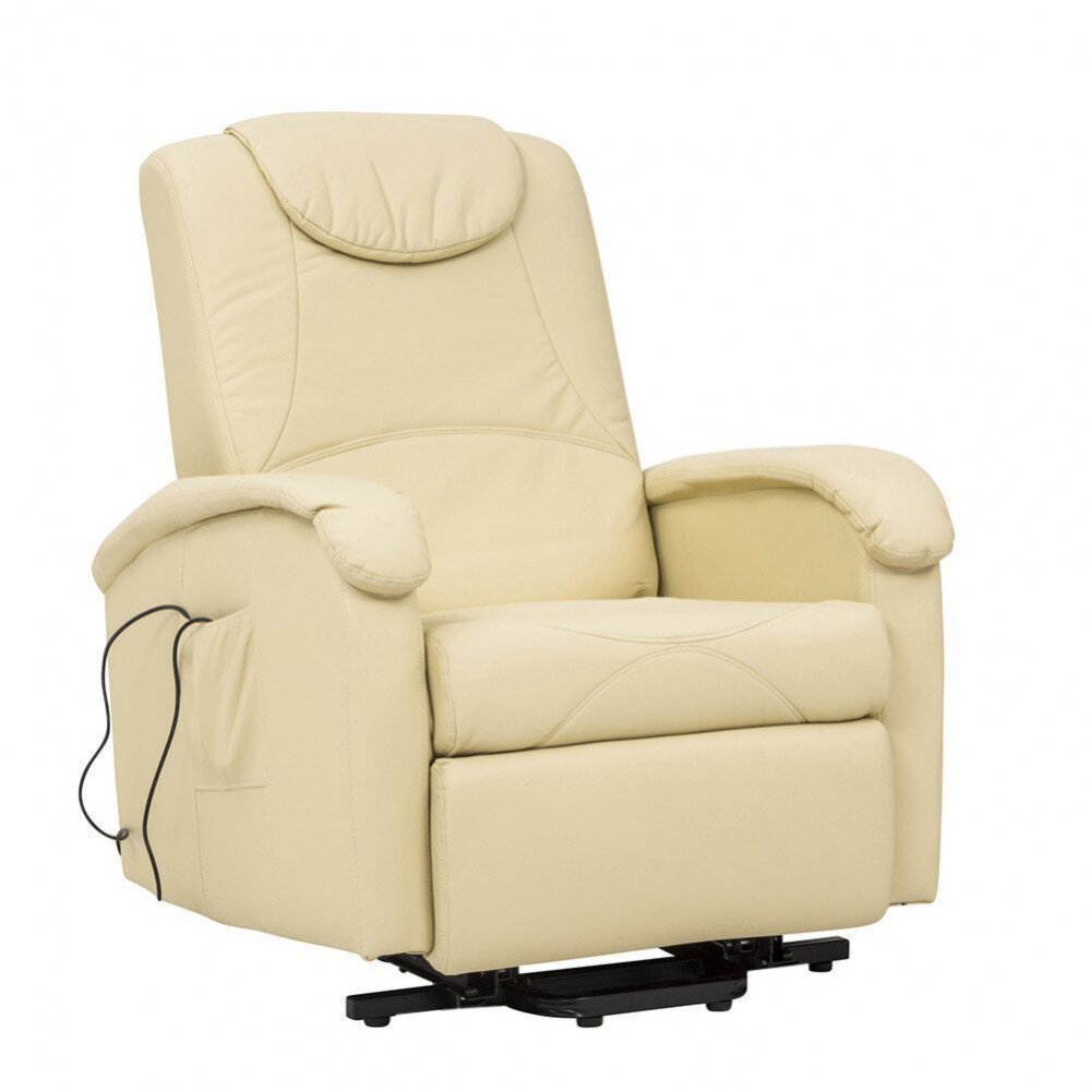 Poltrona massaggiante alzapersona in Ecopelle cm 72x95x106 – PEACE