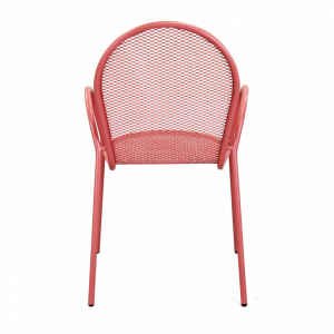 Poltrona da Giardino Impilabile in Acciaio cm 51x61x90 – JOEL