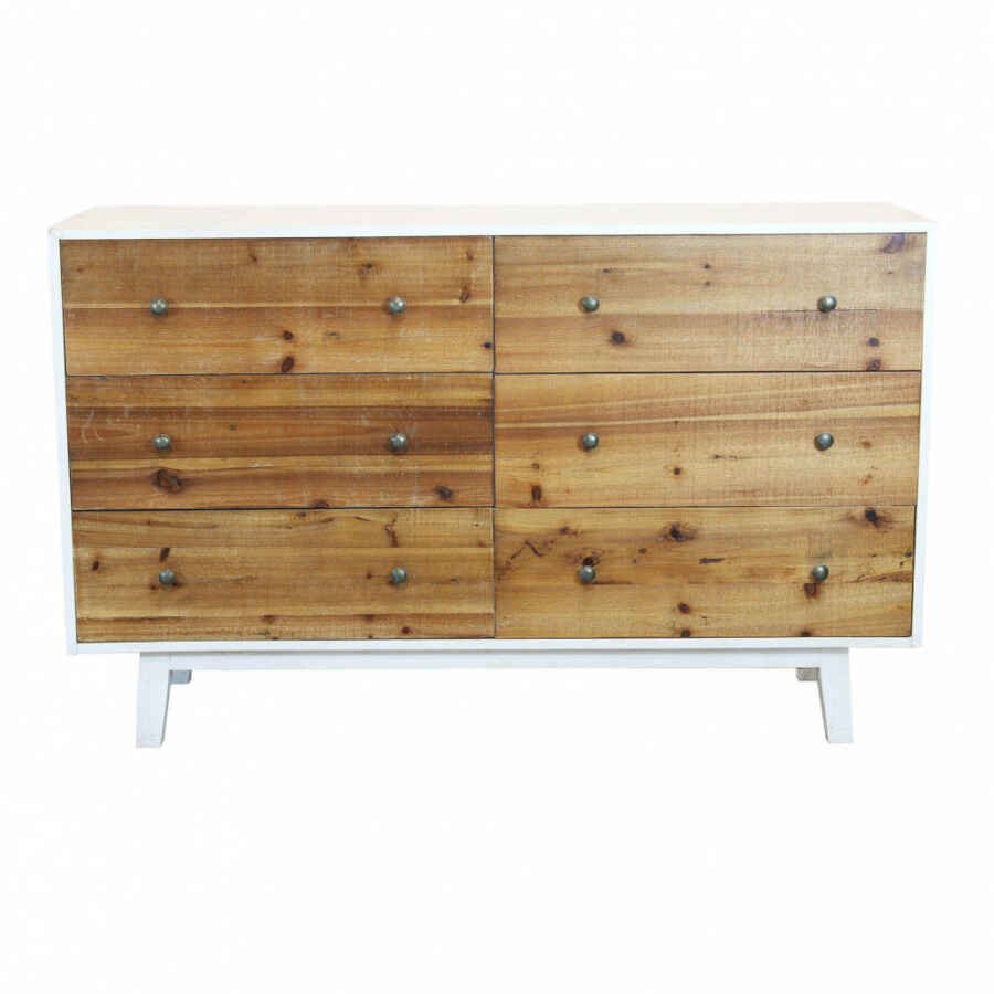 Cassettiera con sei cassetti in Legno cm 146x45x90 – LUKE