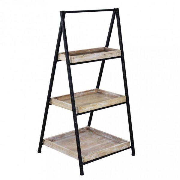 Libreria Industrial in Metallo,Legno cm 52x41x100 – BRIGHAM