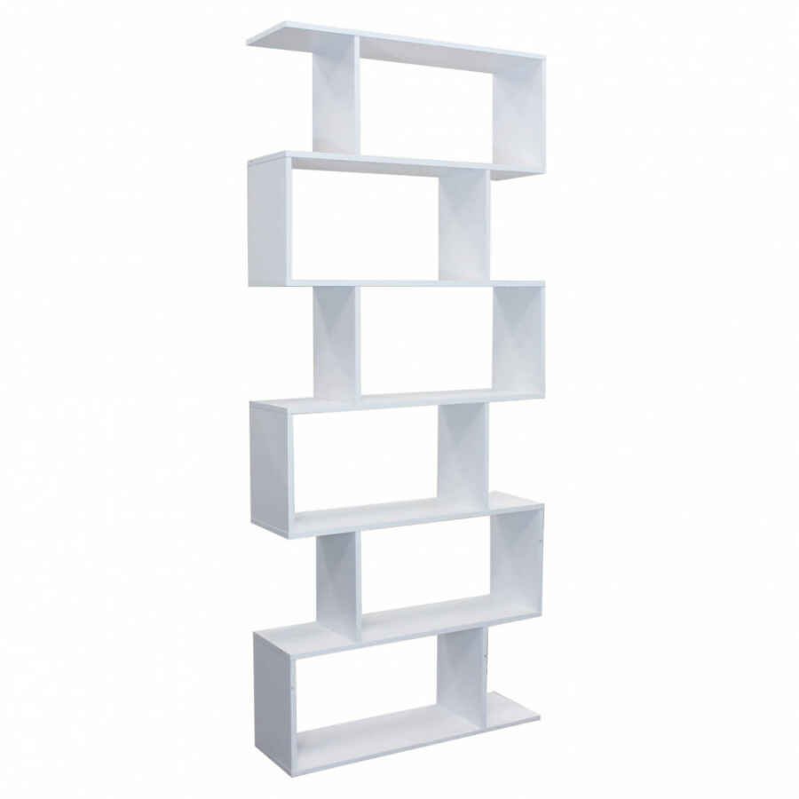Libreria Moderna di Design in Truciolare cm 80×23,5×190,5 – SAMU