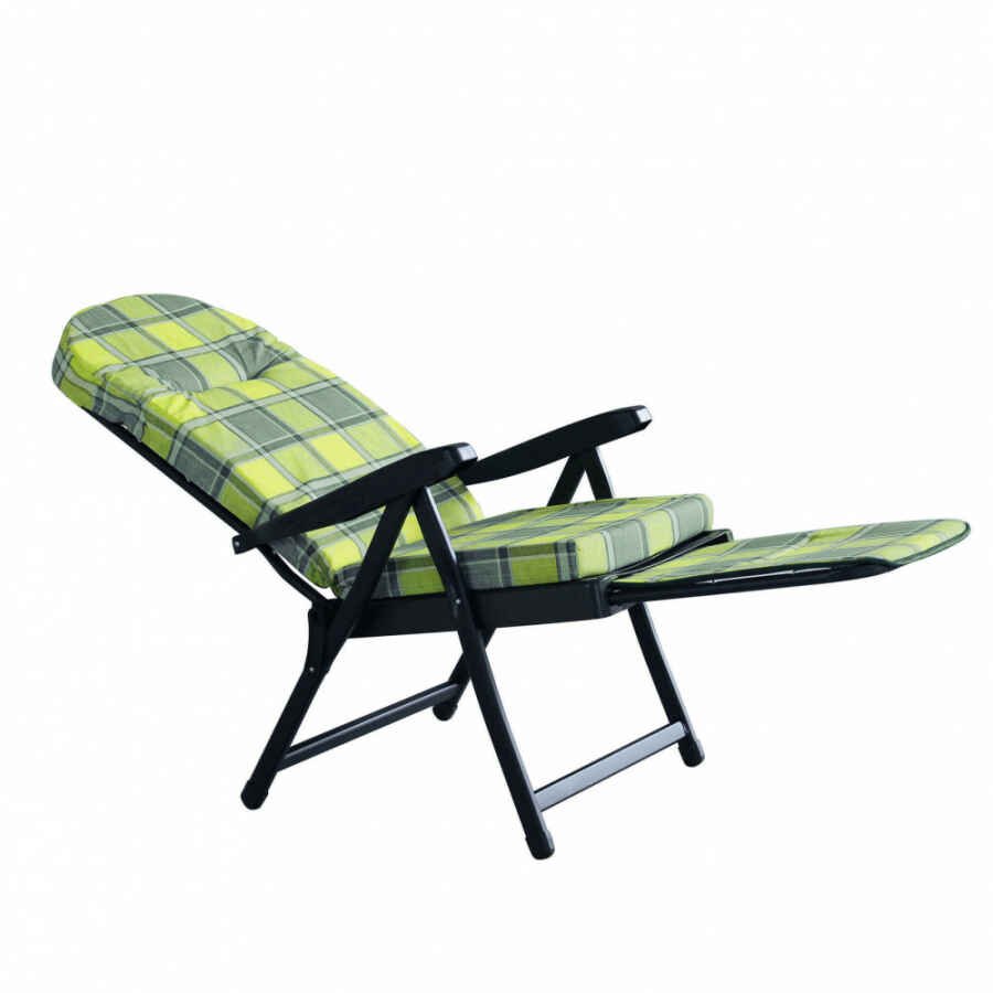 Poltrona Sdraio relax reclinabile in Tessuto cm 155x60x60 – QUENTIN