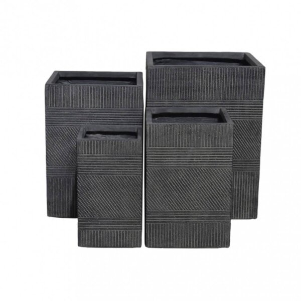 Set di vasi in Fibra sintetica cm 37x37x51 – QUINCEY