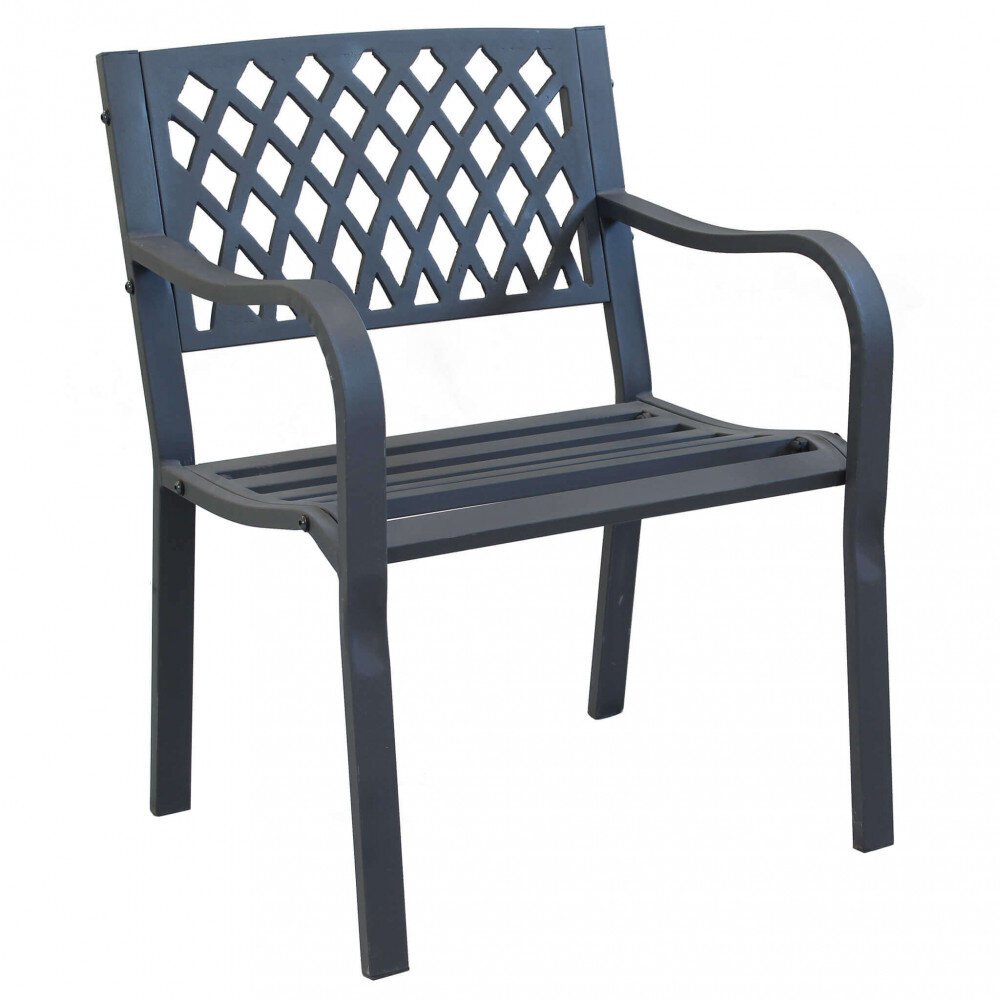 Poltrona da Giardino in Acciaio,Acciaio cm 60x83x56 – SHELDON
