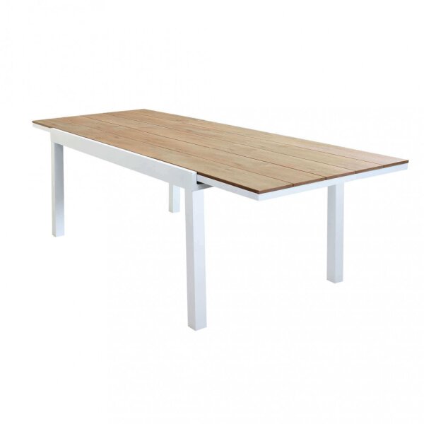 Tavolo da Giardino Allungabile piano in finto Legno 160-240×95 – URBAN