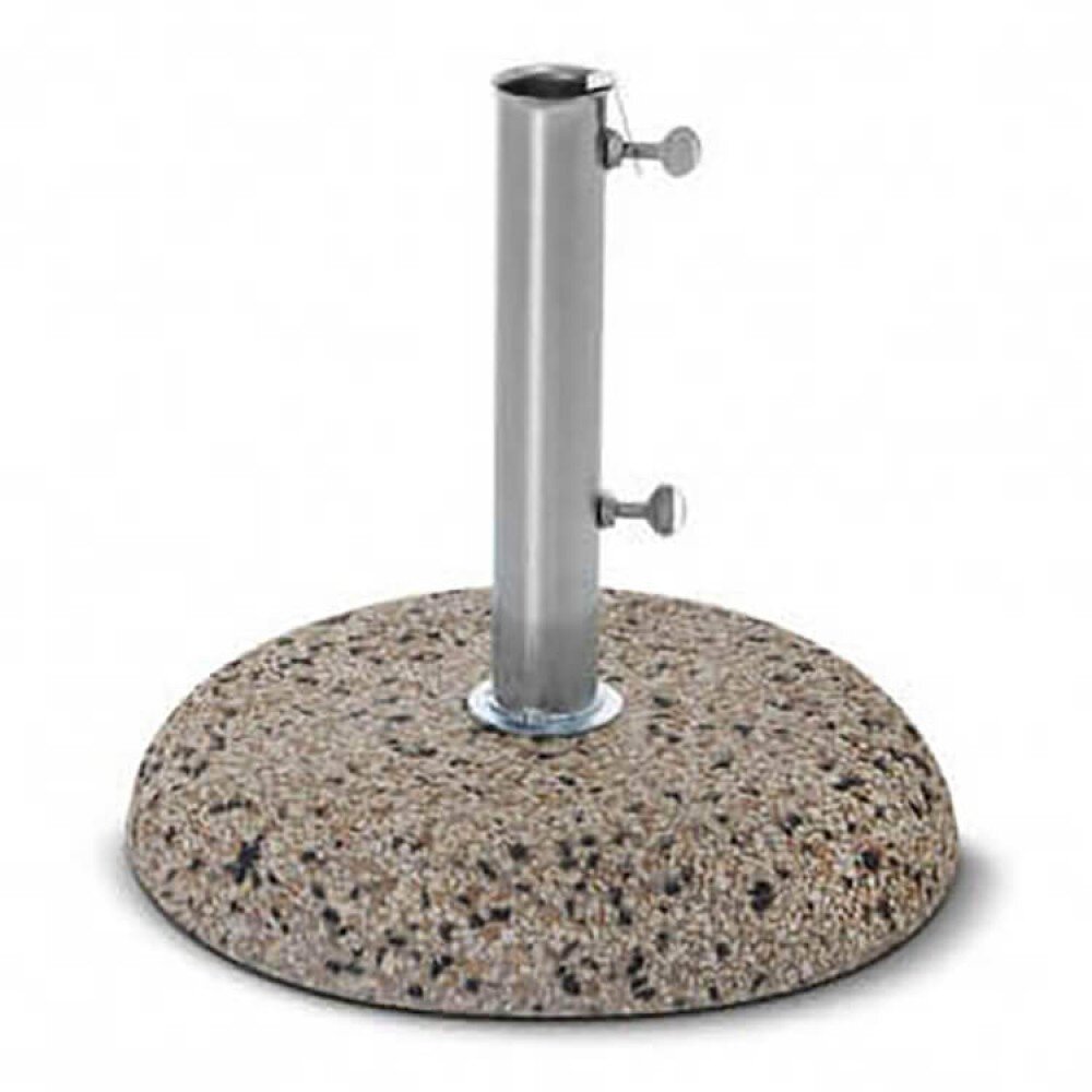 Base ombrellone palo centrale kg 55 con tubo diametro 58 mm in acciaio,cemento – BASE
