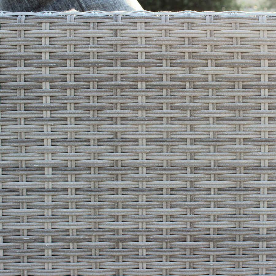 Salotto da Giardino con cuscini 4 posti in Alluminio,Wicker – DWIGHT
