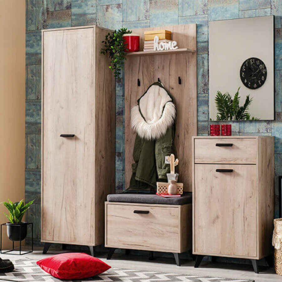armadietto per ingresso con cuscino cm 68 x 35 x 47,5 h – ZENWOOD