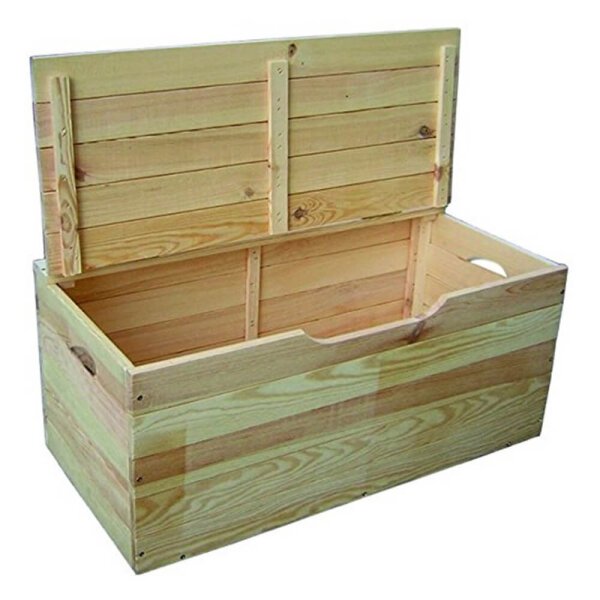 Cassapanca da esterno porta cuscini in Legno cm 73x33x50 – CAMRON