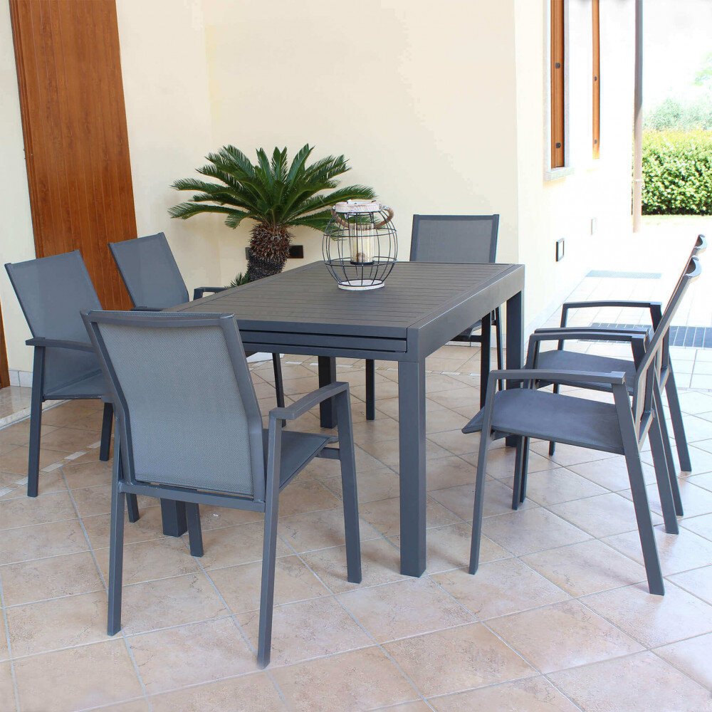 Poltrona da Giardino in Alluminio cm 57x61x89 – DREW