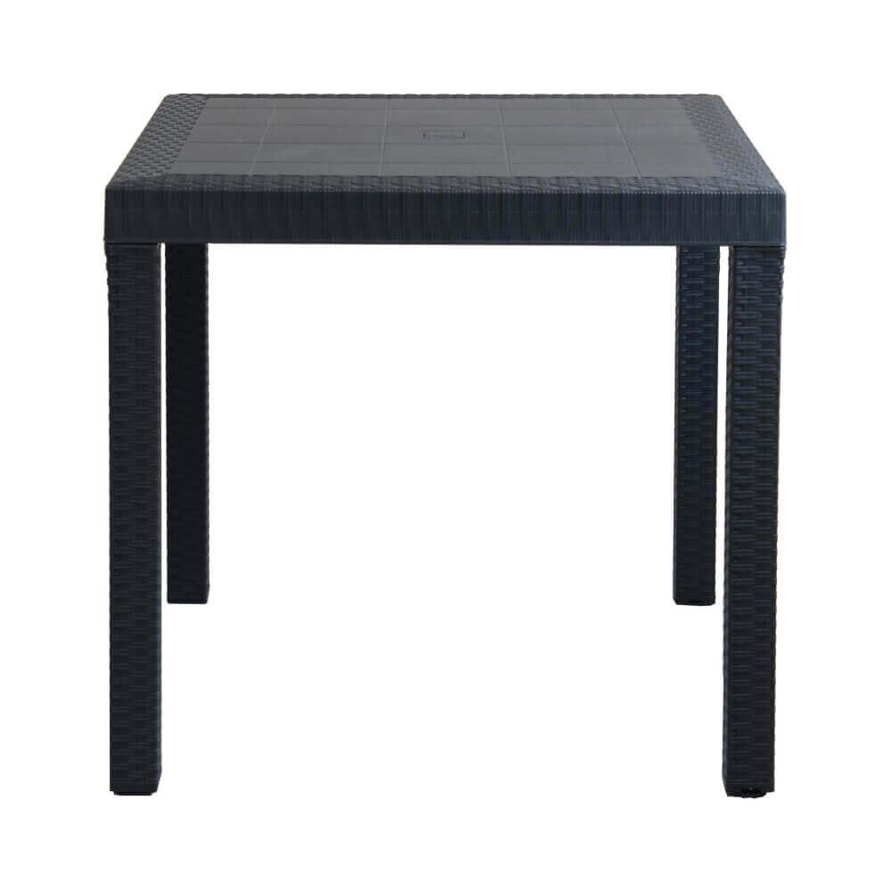 Tavolo da Giardino Quadrato in wicker cm 80×80 – WADE