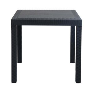 Tavolo da Giardino Quadrato in wicker cm 80×80 – WADE