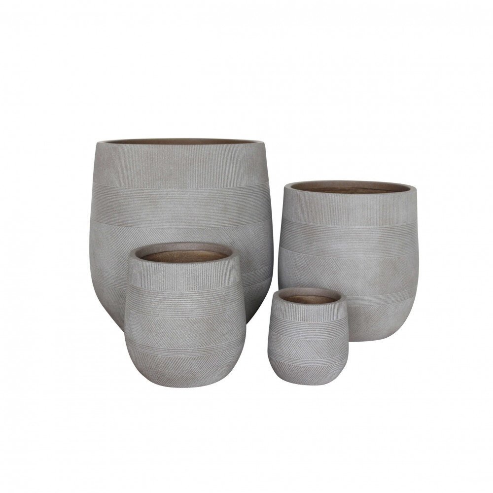 Set di 4 vasi in Fibra sintetica cm 57x57x57 – BENJY