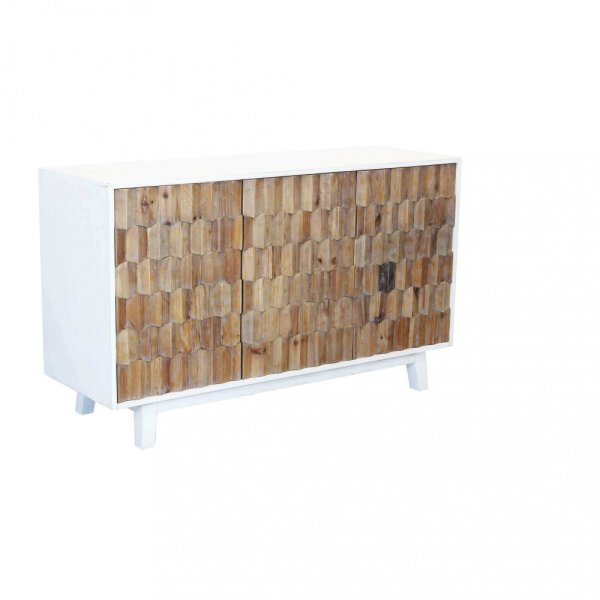 Madia a tre ante con decoro in Legno cm 135x45x80 – JAY