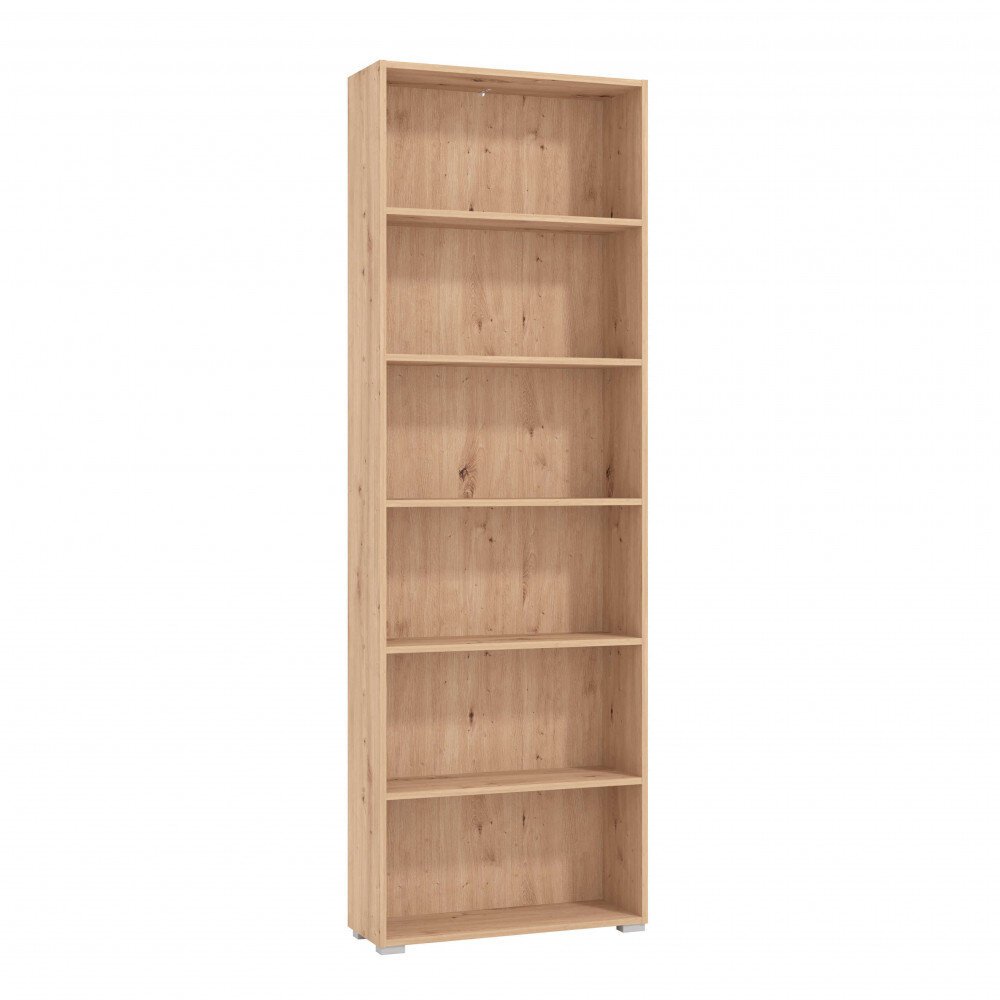 libreria sei ripiani moderno minimal in legno cm 70 x 24,5 x 211,5 h – MADDI