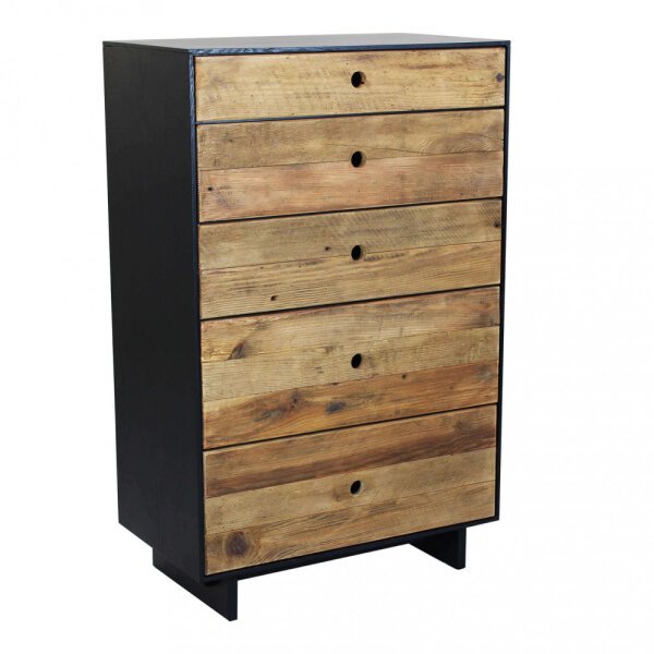 Cassettiera in Pino riciclato cm 70x40x110 – RAINARD