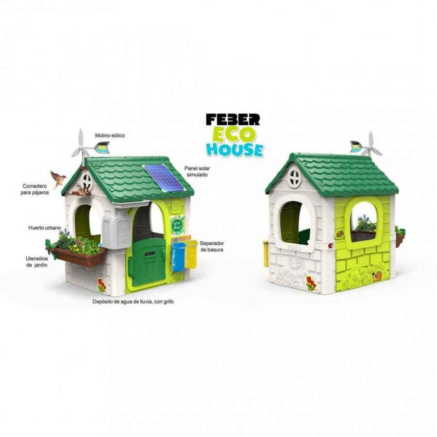 Casetta da Giardino per bambini in Plastica cm 128x94x150 – ECO HOUSE
