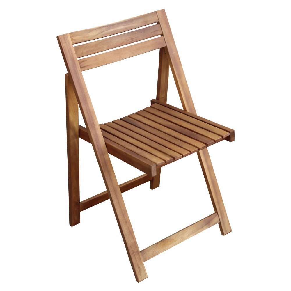 Sedia da Giardino Pieghevole in Acacia cm 44x47x78 – ETHAN