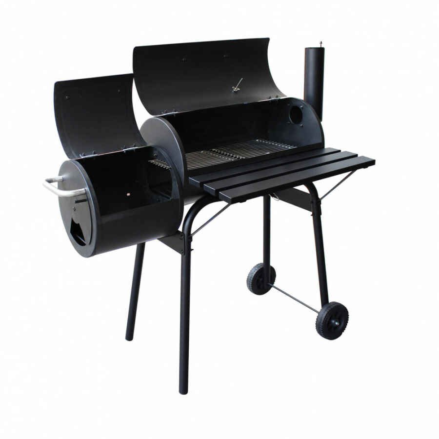 Barbecue a Carbonella con Affumicatore in Acciaio cm 110x66x114 – RIBS
