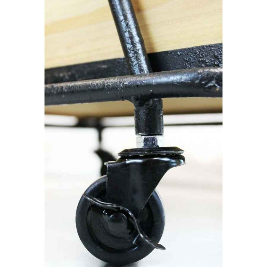 3 cassetti con ruote Industrial in Metallo,Legno cm 38x48x76 – WYMOND
