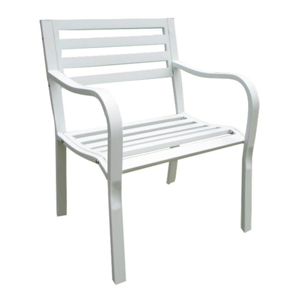 Poltrona da Giardino in Acciaio,Acciaio cm 60x80x56 – BRENT