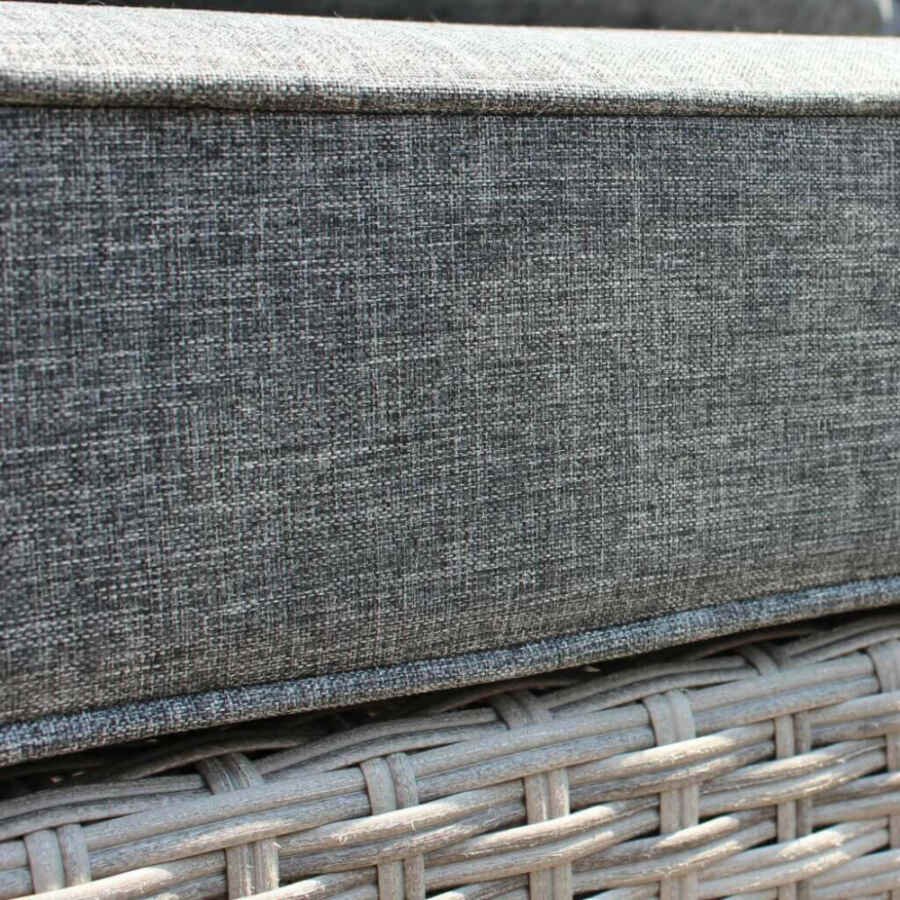 Salotto da Giardino con cuscini 5 posti in Alluminio,Wicker – NATHAN
