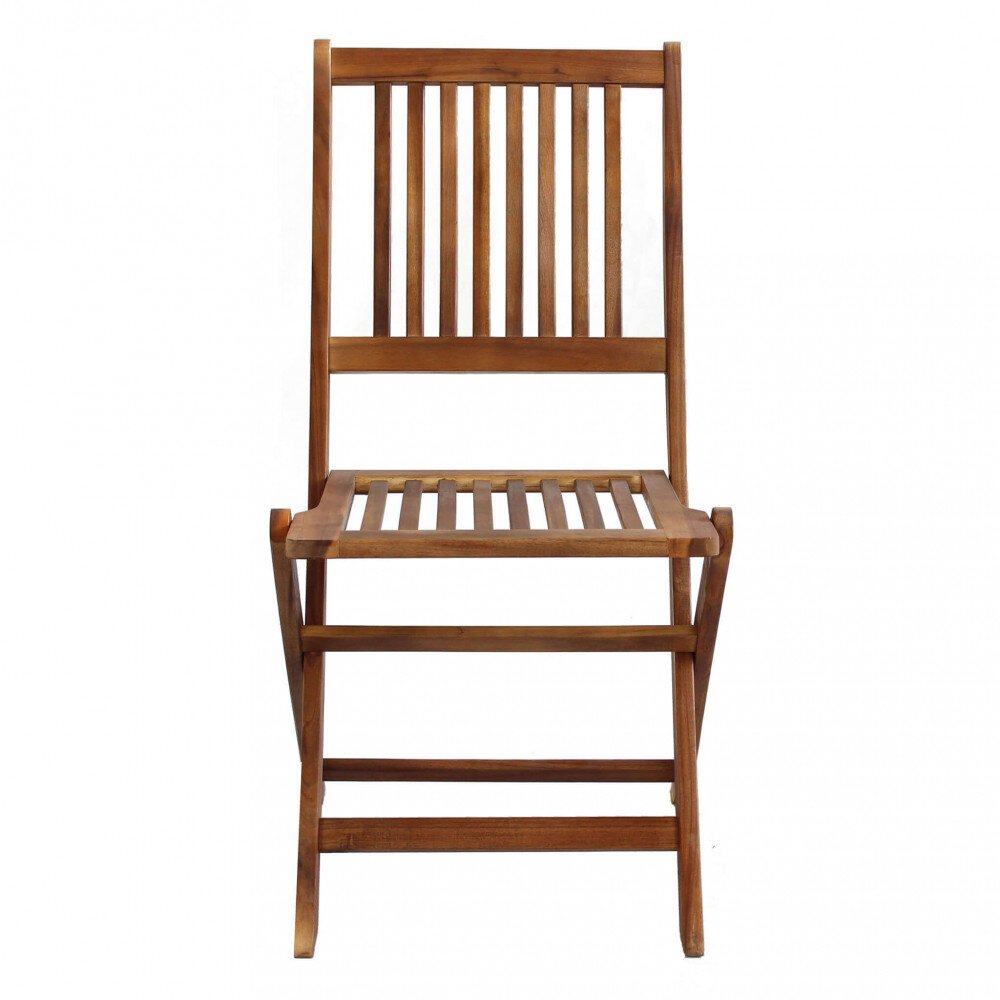 Sedia da Giardino Pieghevole in Legno,Acacia cm 46x56x89 – MORT