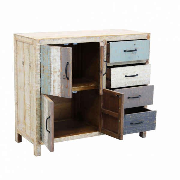 Mobile 4 cassetti 4 ante in Legno cm 100x40x86 – FREDDY