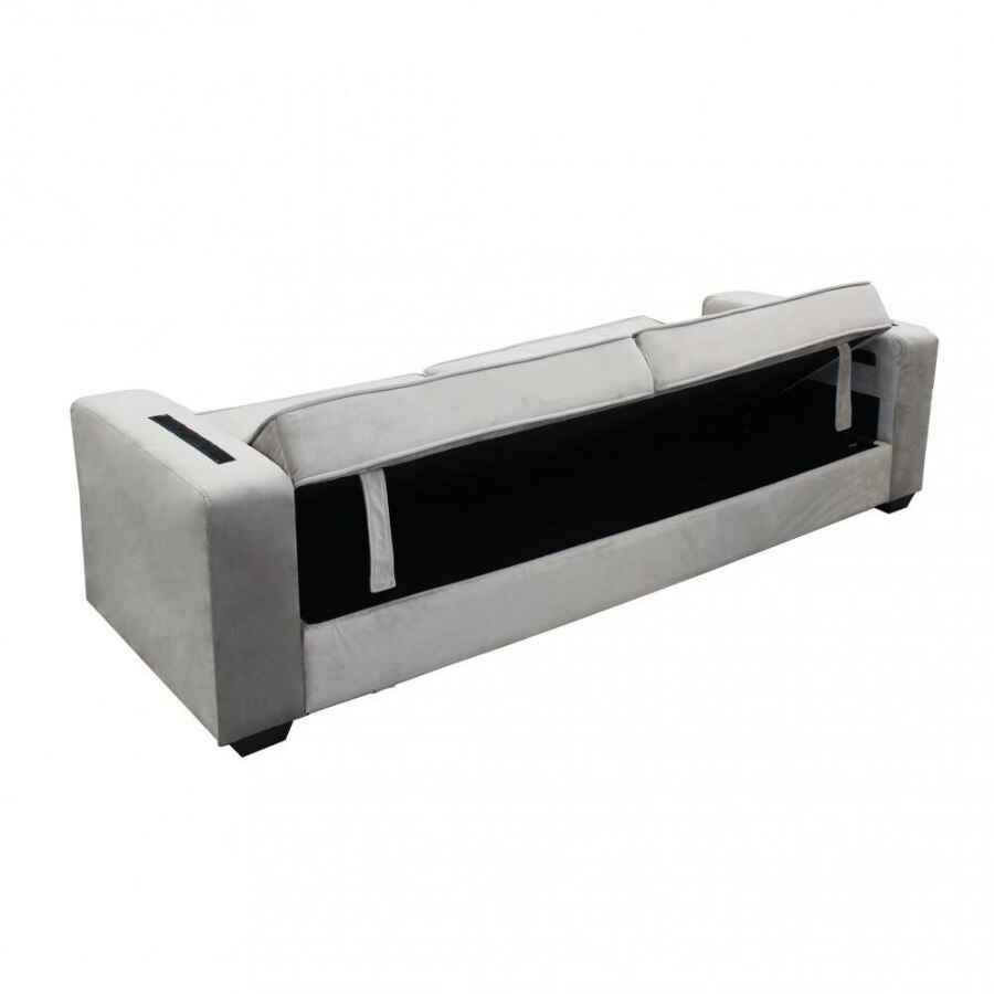 Divano Letto 3 posti in Tessuto cm 228x85x89 – DELTA