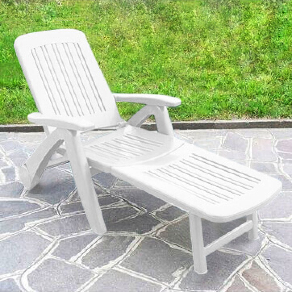 Sdraio mare Prendisole con ruote in Plastica cm 190x72x60 – PHILIP