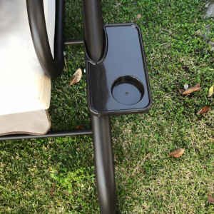 Dondolo Letto da Giardino con cuscini in Acciaio,Tessuto cm x – WAYLON
