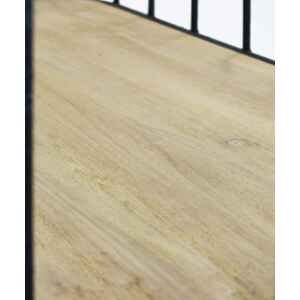 Scaffale Industrial con ruote in Legno,Metallo cm 77x40x168 – BRAXTON