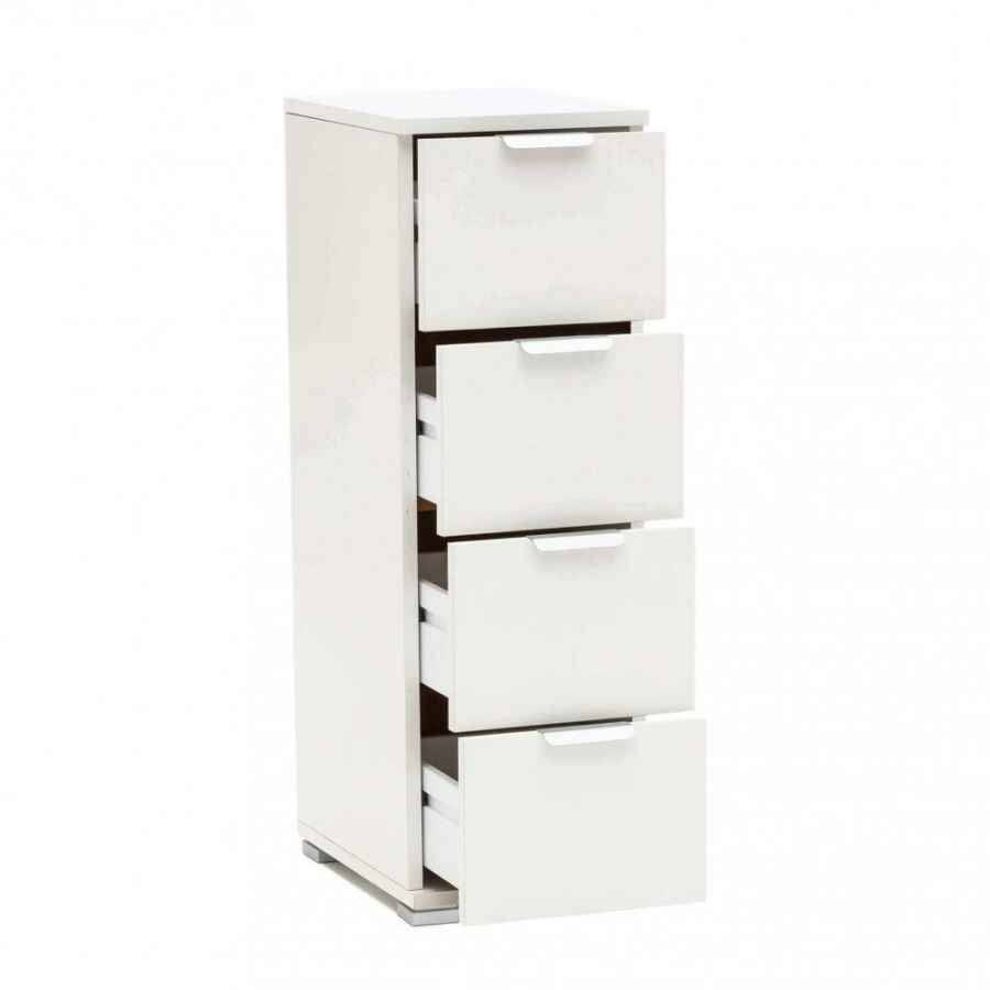 Cassettiera 4 cassetti in Truciolare cm 60x38x174 – KEN