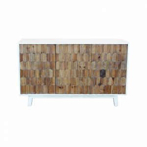 Madia a tre ante con decoro in Legno cm 135x45x80 – JAY