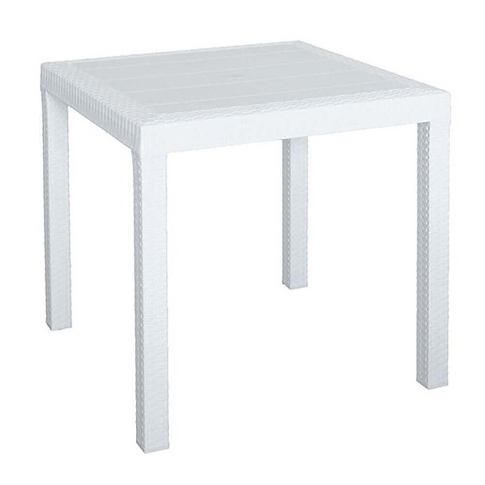 Tavolo da Giardino Quadrato in wicker cm 80×80 – WADE
