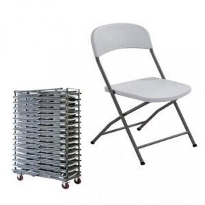 Sedia catering Pieghevole in Acciaio,Plastica cm 47x43x82 – REDD