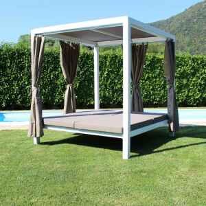 Gazebo Letto in Alluminio cm 209×188,5×206 – RICH
