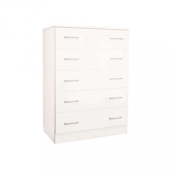 Cassettiera con 5 cassetti in Truciolare cm 80x45x111 – VANCE