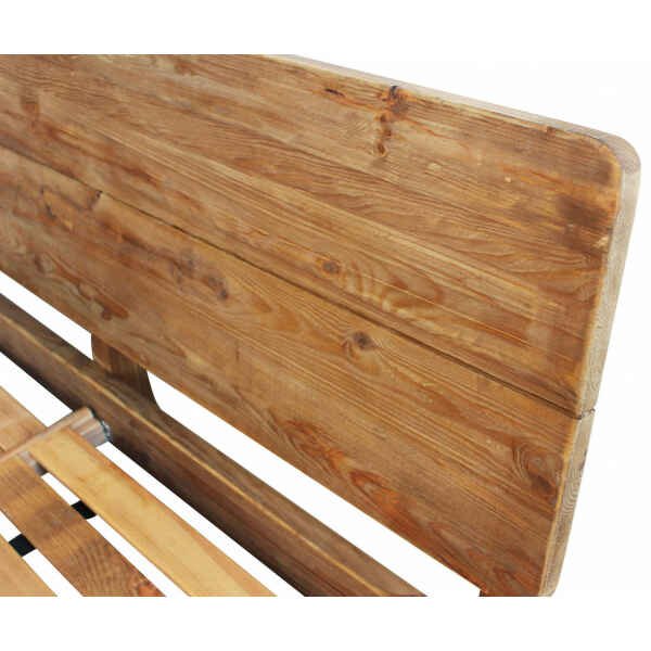 Letto Industrial in Pino riciclato cm 223x191x90 – PINE